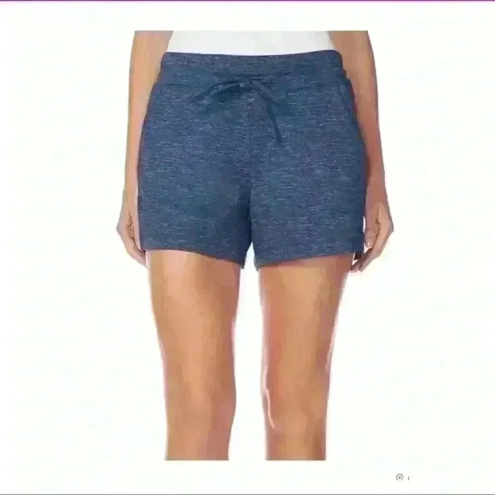 Women's 32 Degrees Cool Bundle Of 3 Pull On Adjustable Waist‎ Shorts Size XL